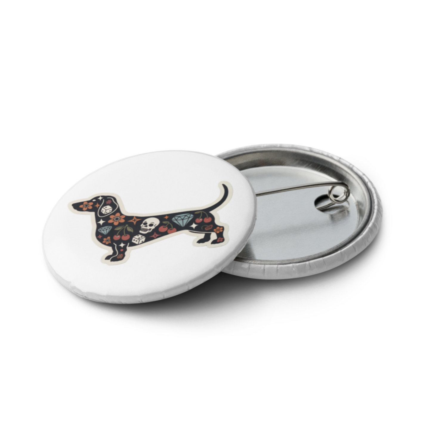 Lucky Weinie Pin Buttons SET