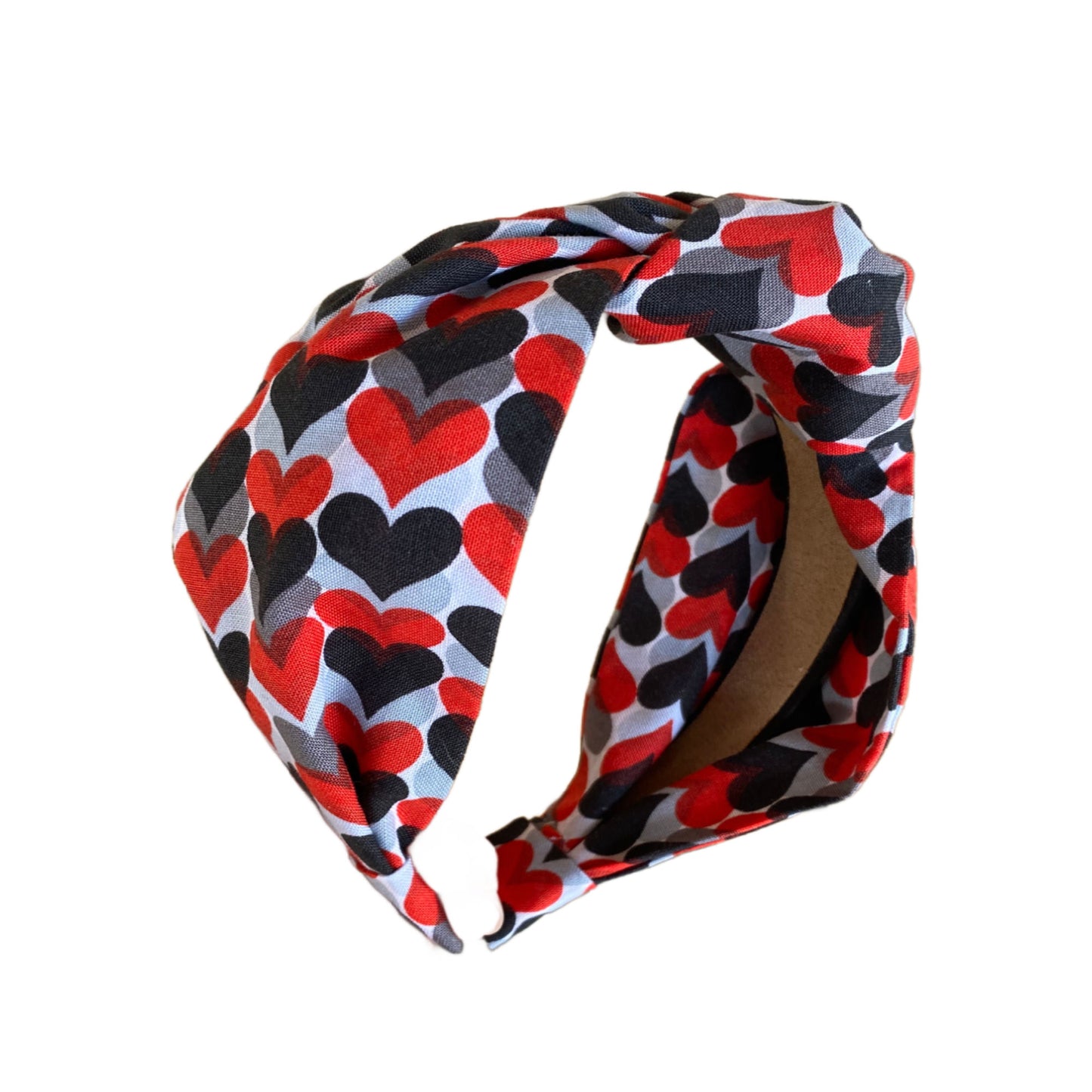 Gothic Heart Top Knot Headband