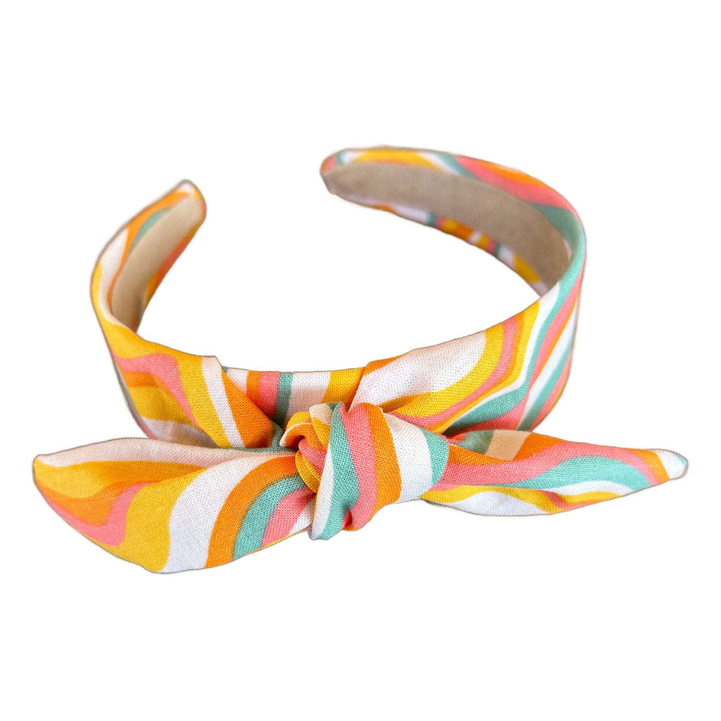 Summertime Swirl Knot Tie Headband