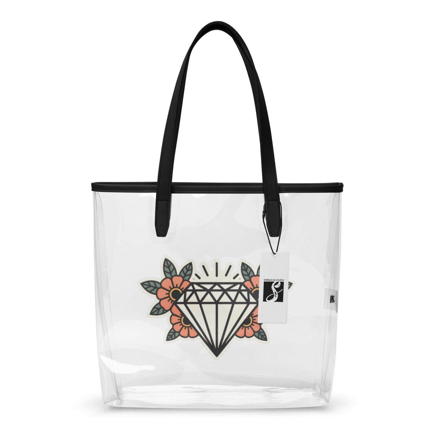 Diamond Tattoo Clear Tote Bag