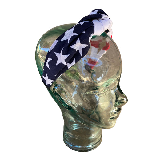 Patriotic Top Knot Headband
