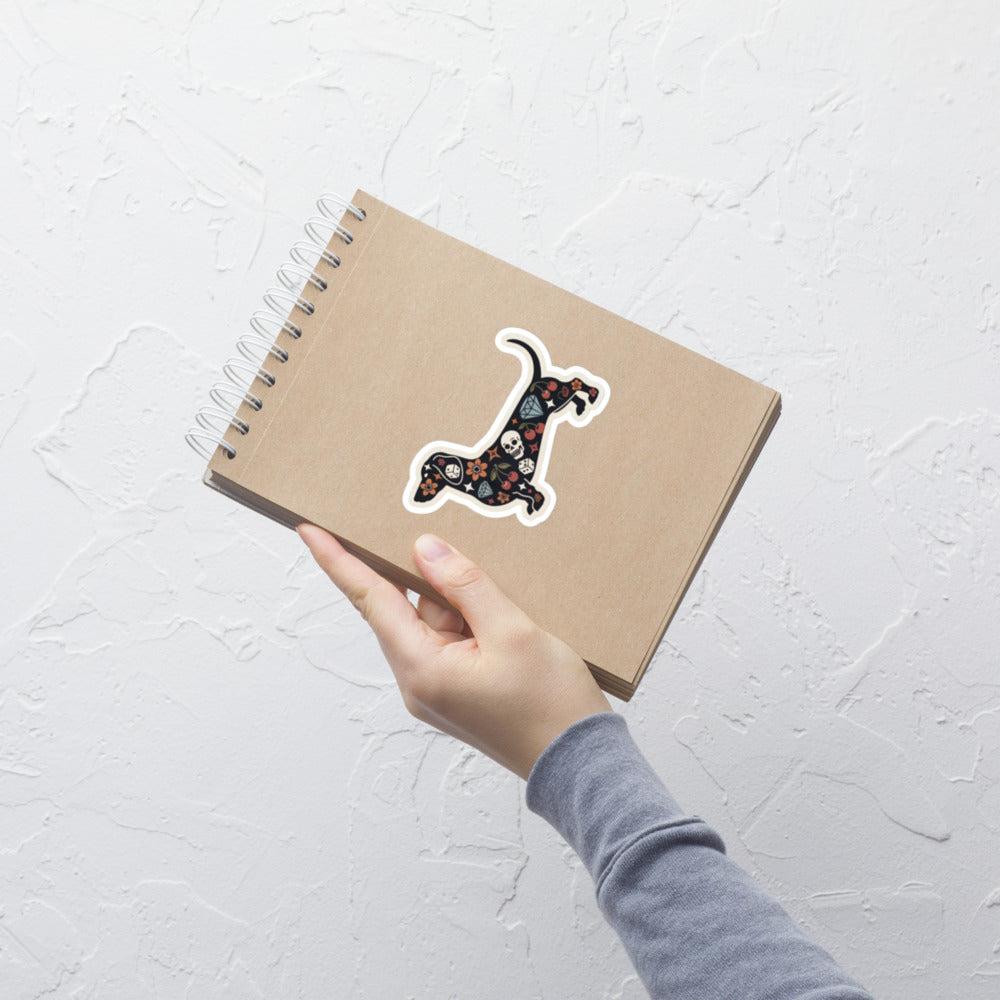 Tattooed Dachshund Sticker