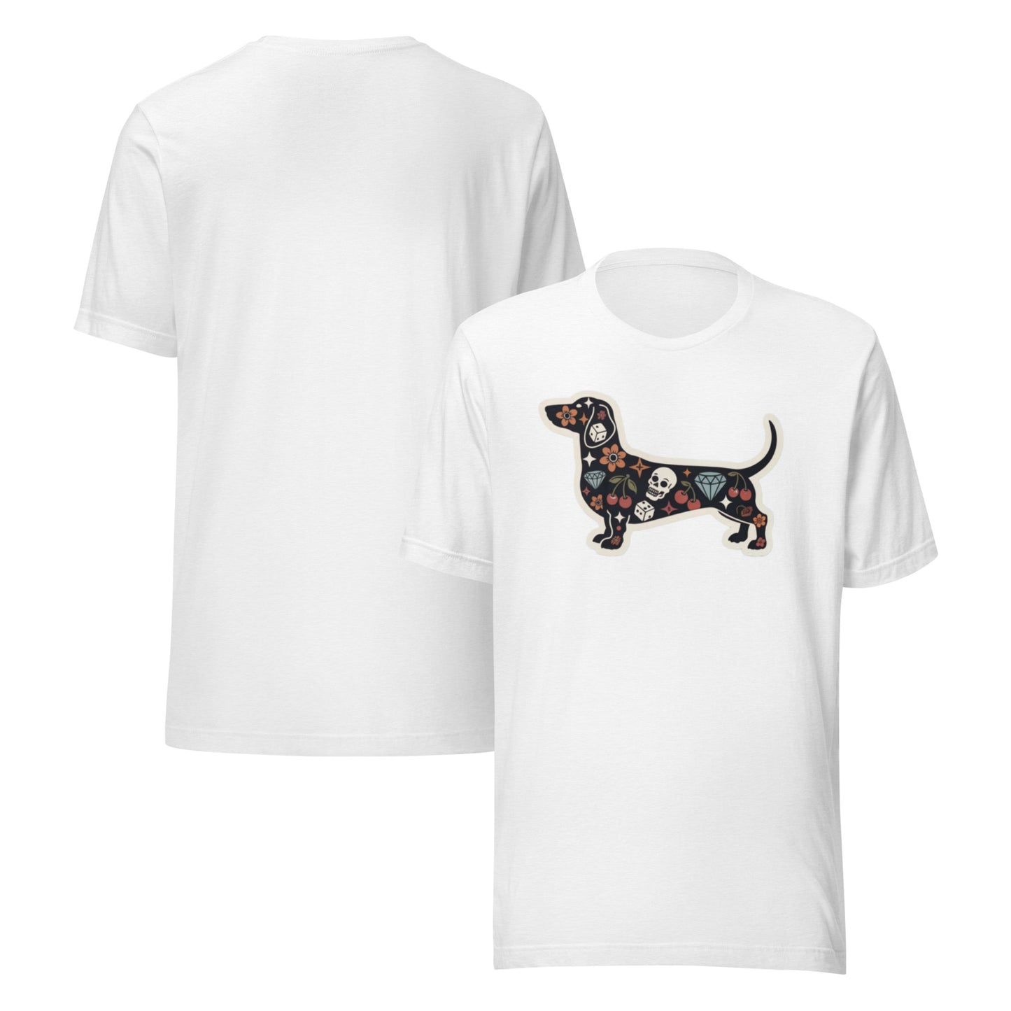 Tattooed Dachshund Dog Unisex T-Shirt