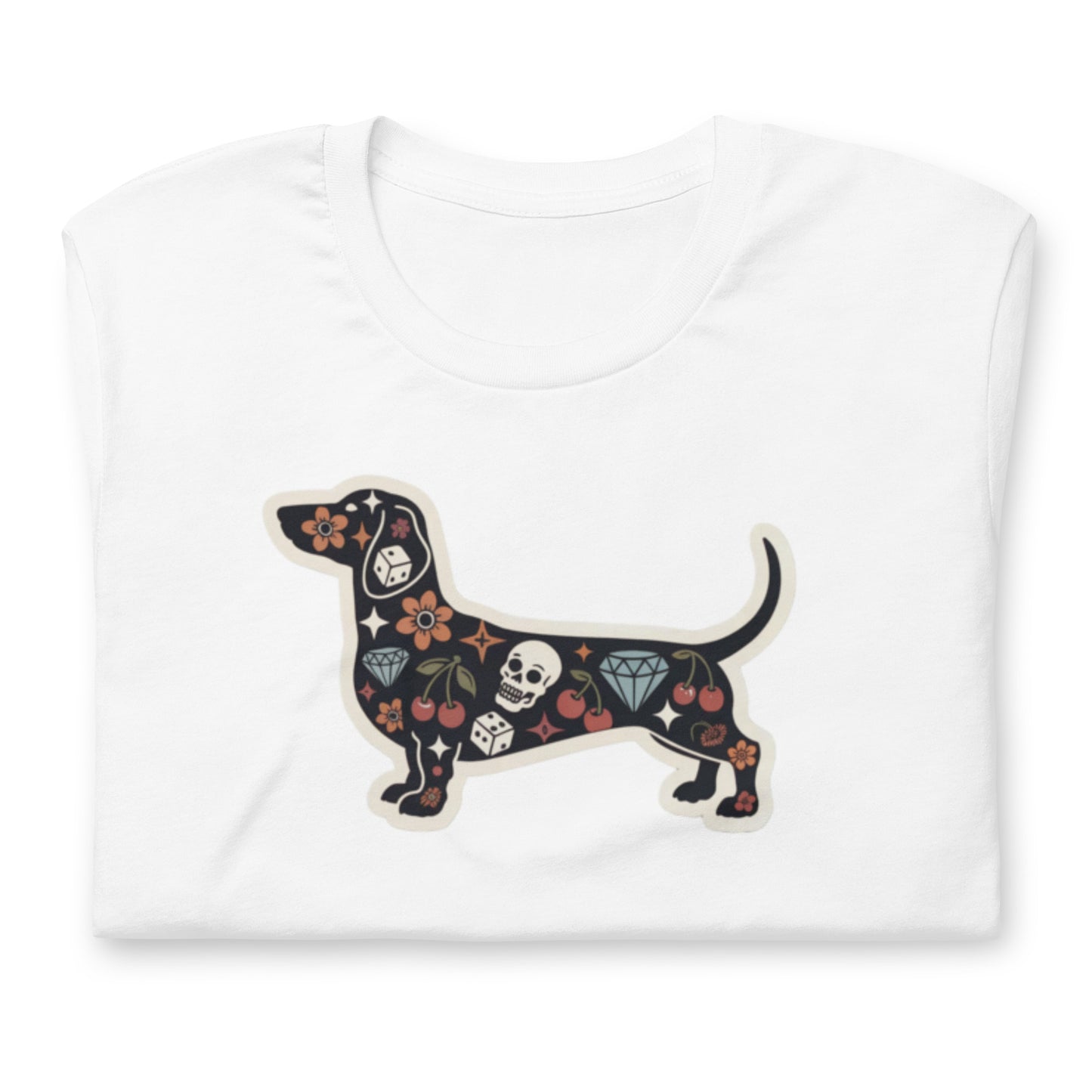 Tattooed Dachshund Dog Unisex T-Shirt