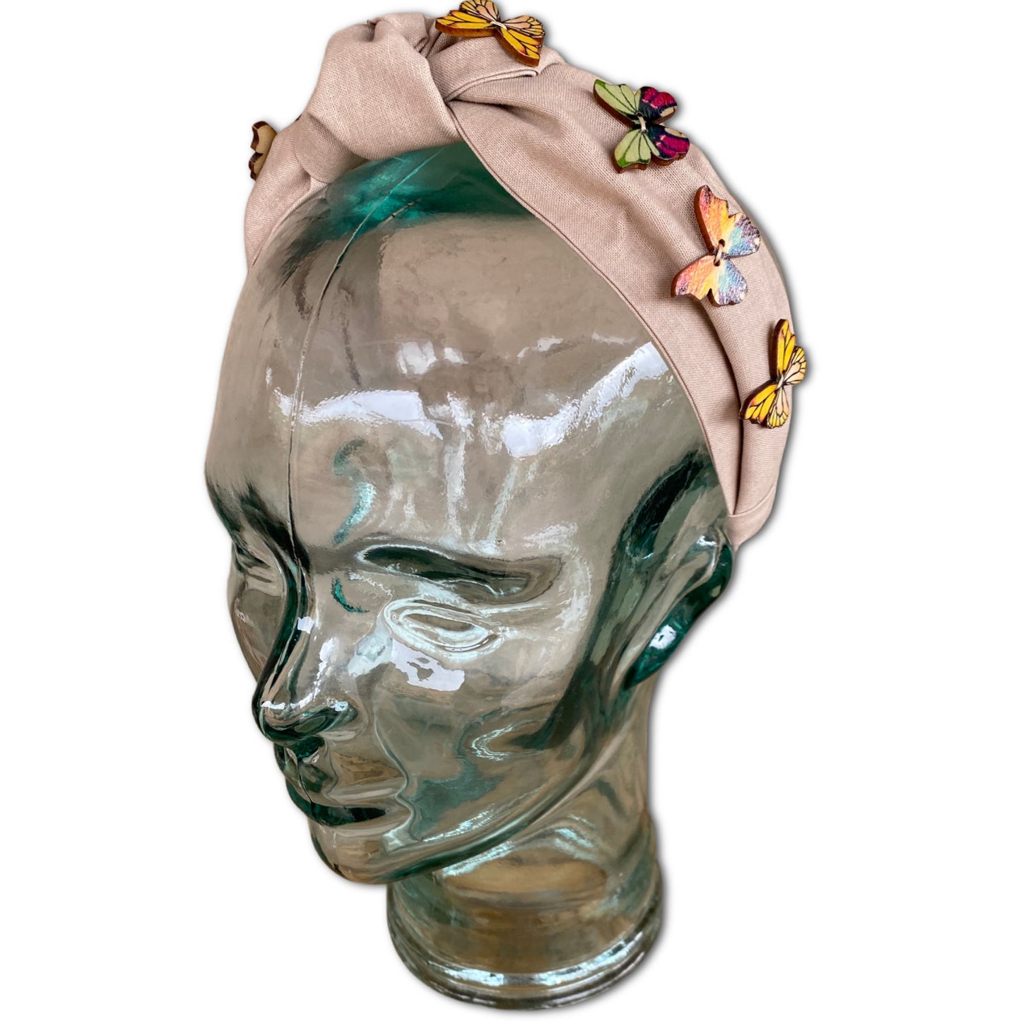 Boho Butterfly Top Knot Headband
