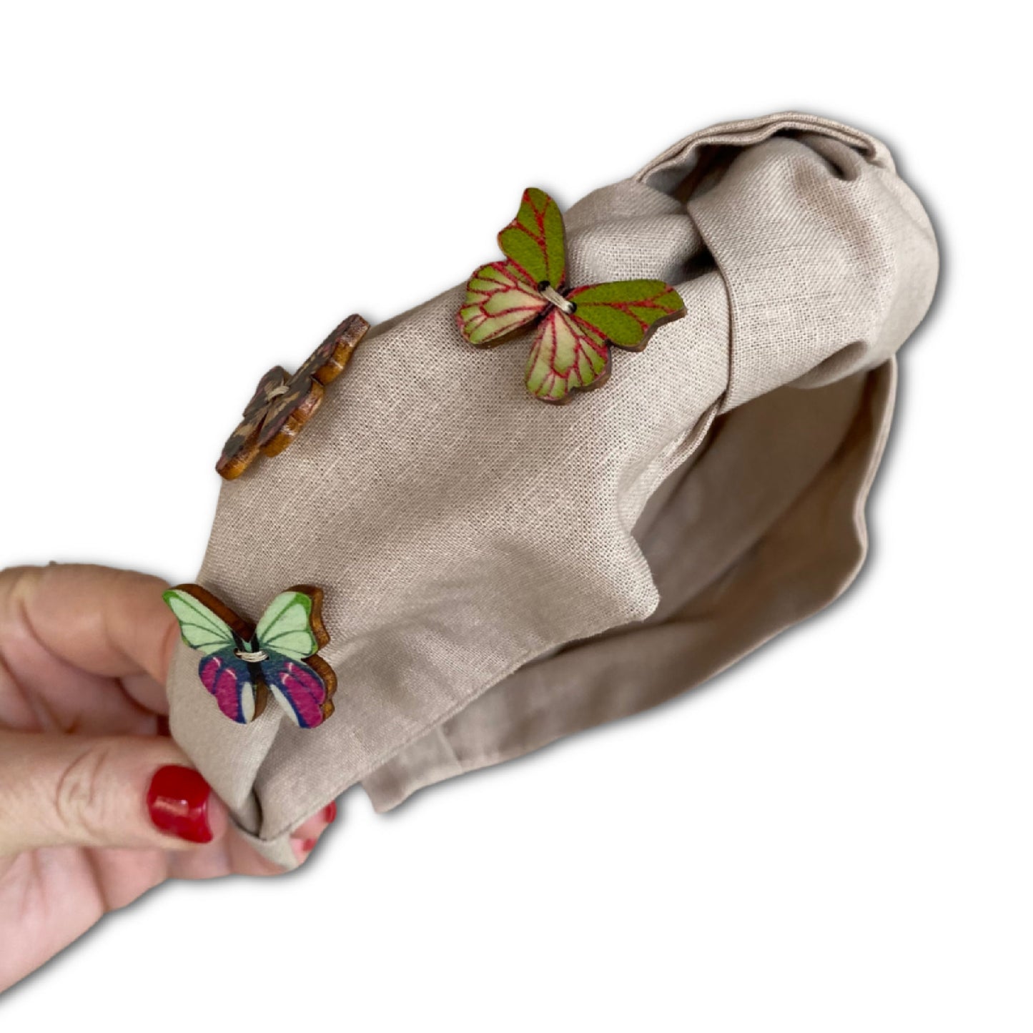 Boho Butterfly Top Knot Headband