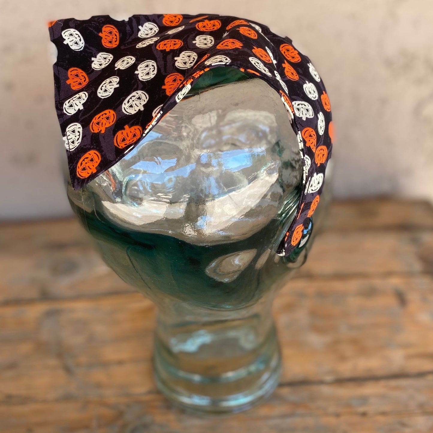 Pumpkin Triangle Head Scarf Headband