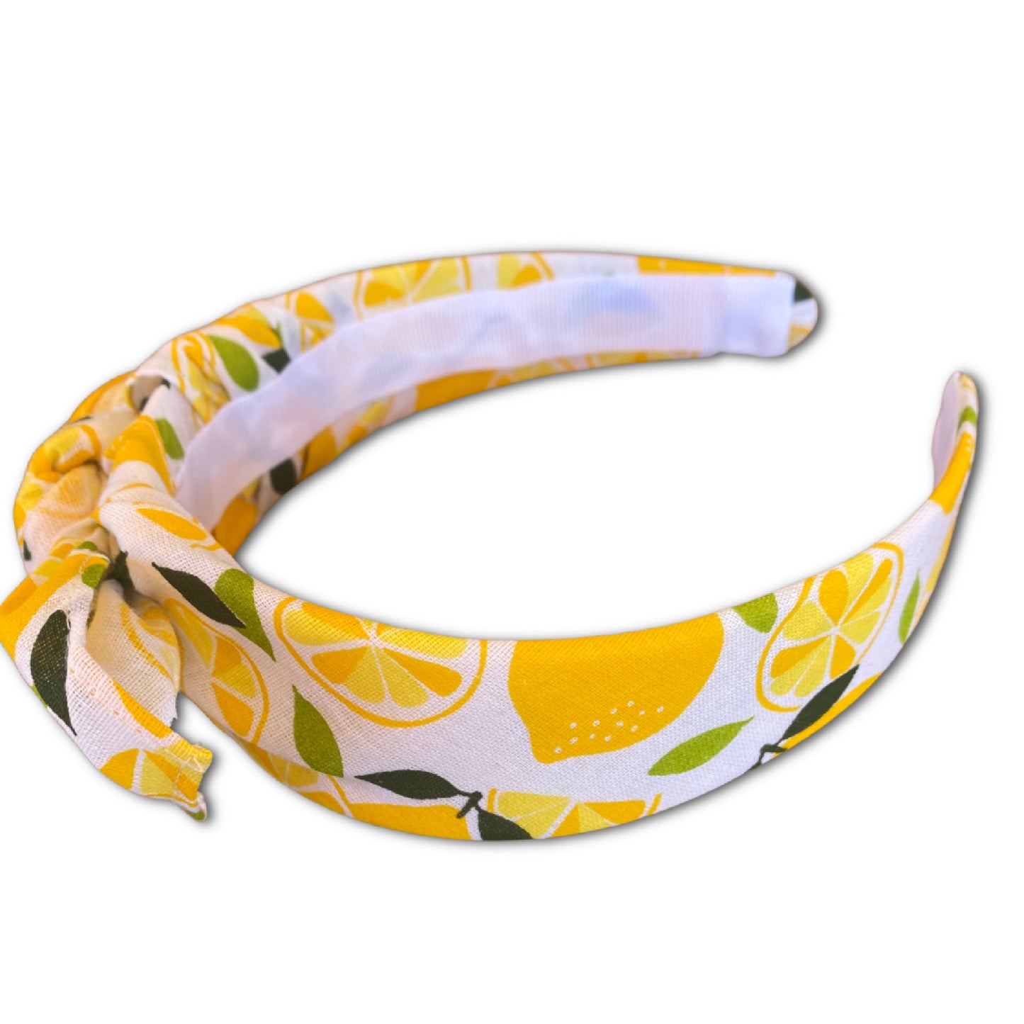 Spring Lemon Knot Tie Headband