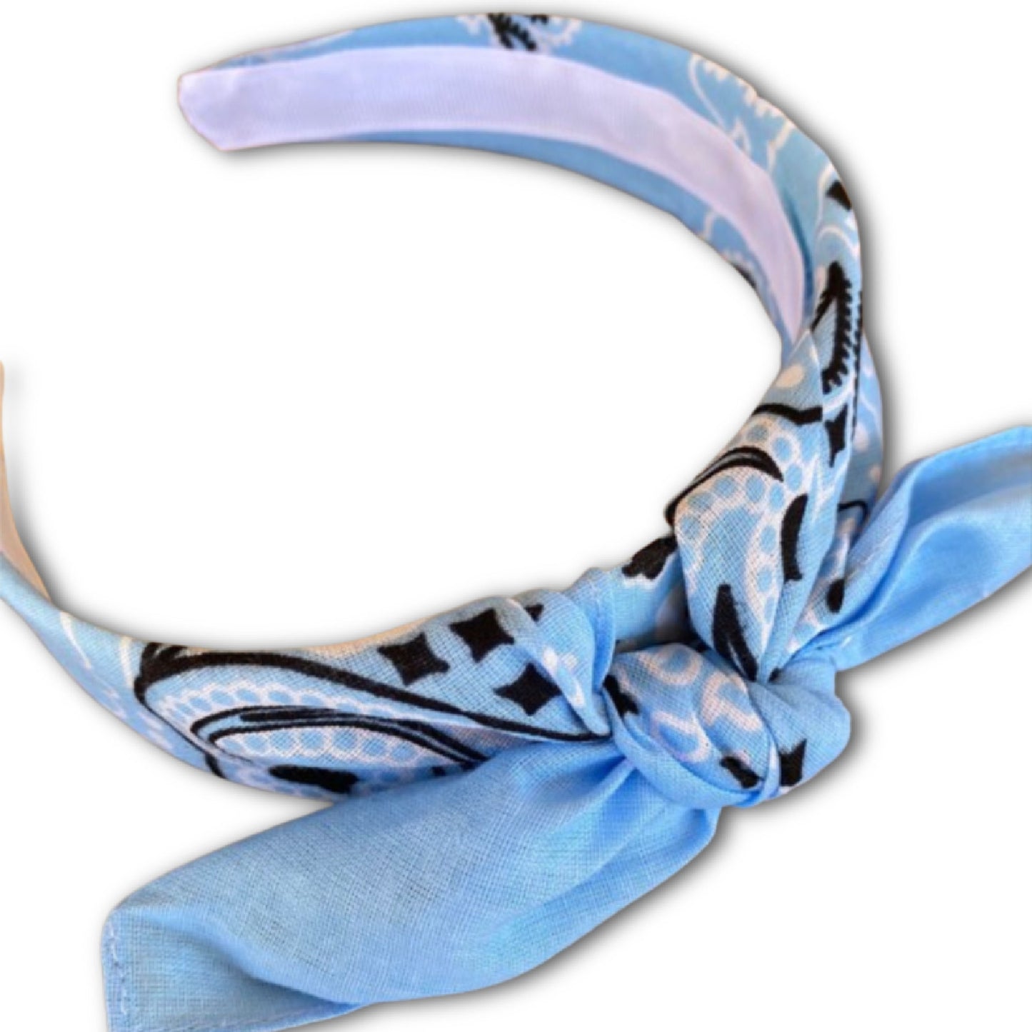 Paisley Bandana Knot Tied Headband