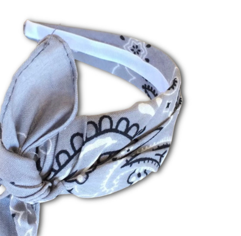 Paisley Bandana Knot Tied Headband