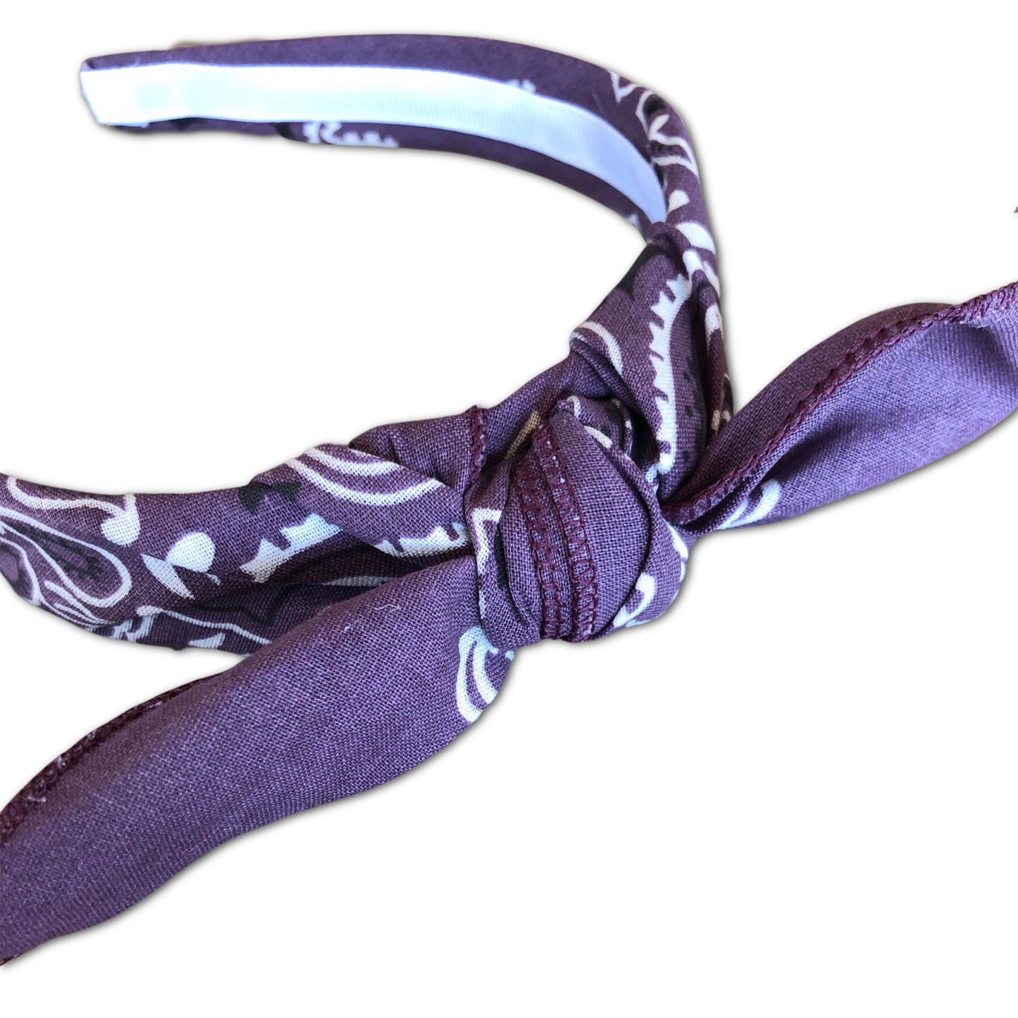 Paisley Bandana Knot Tied Headband