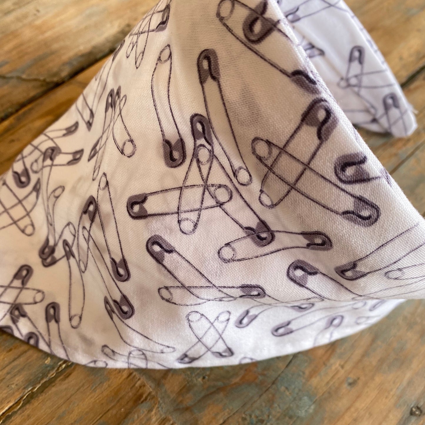 Safety Pin Triangle Head Scarf Headband