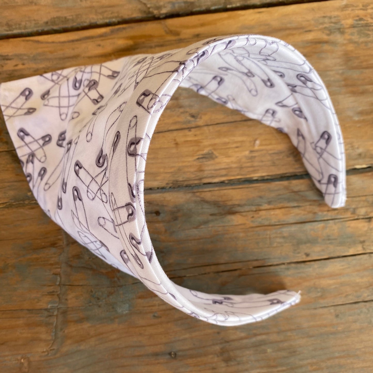 Safety Pin Triangle Head Scarf Headband