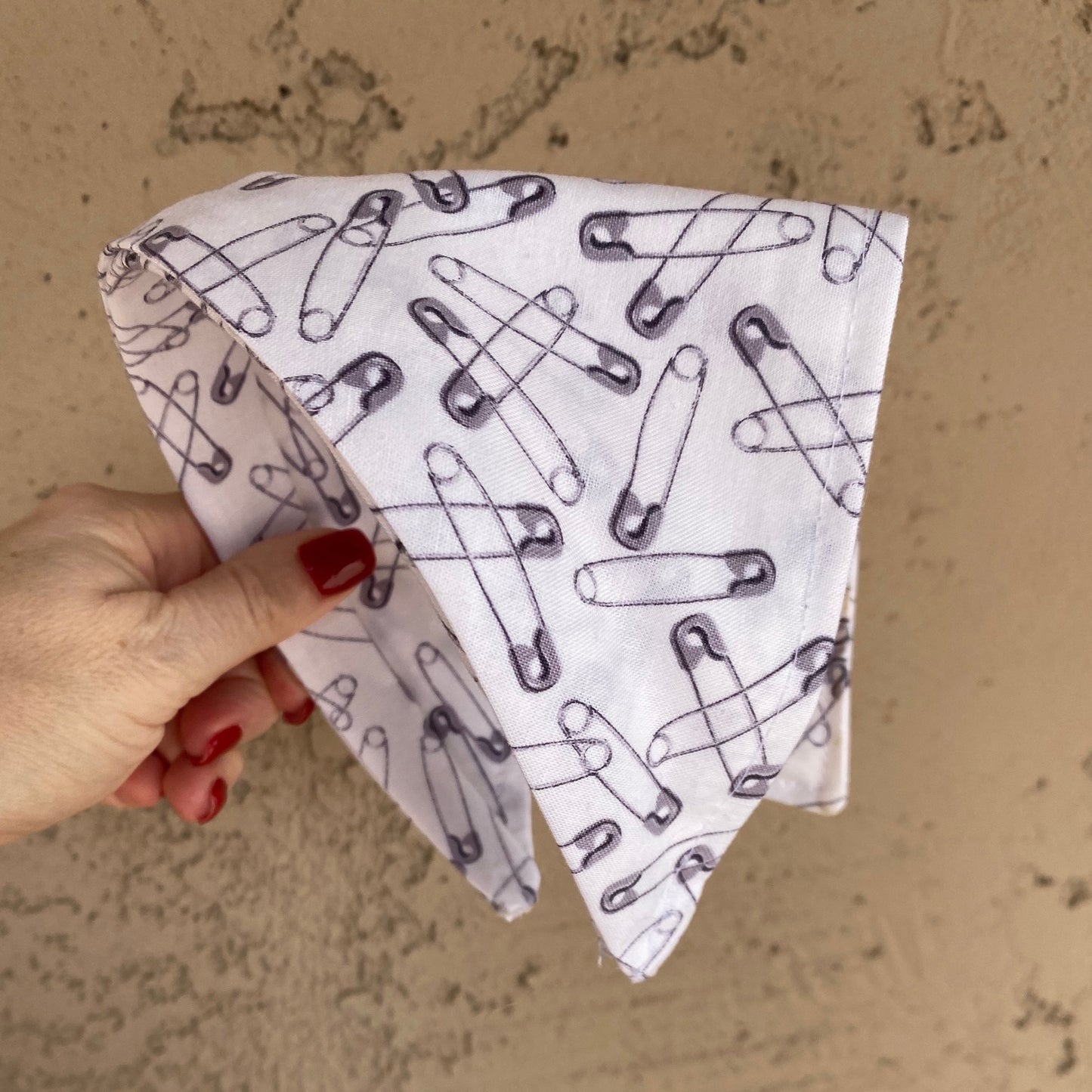 Safety Pin Triangle Head Scarf Headband