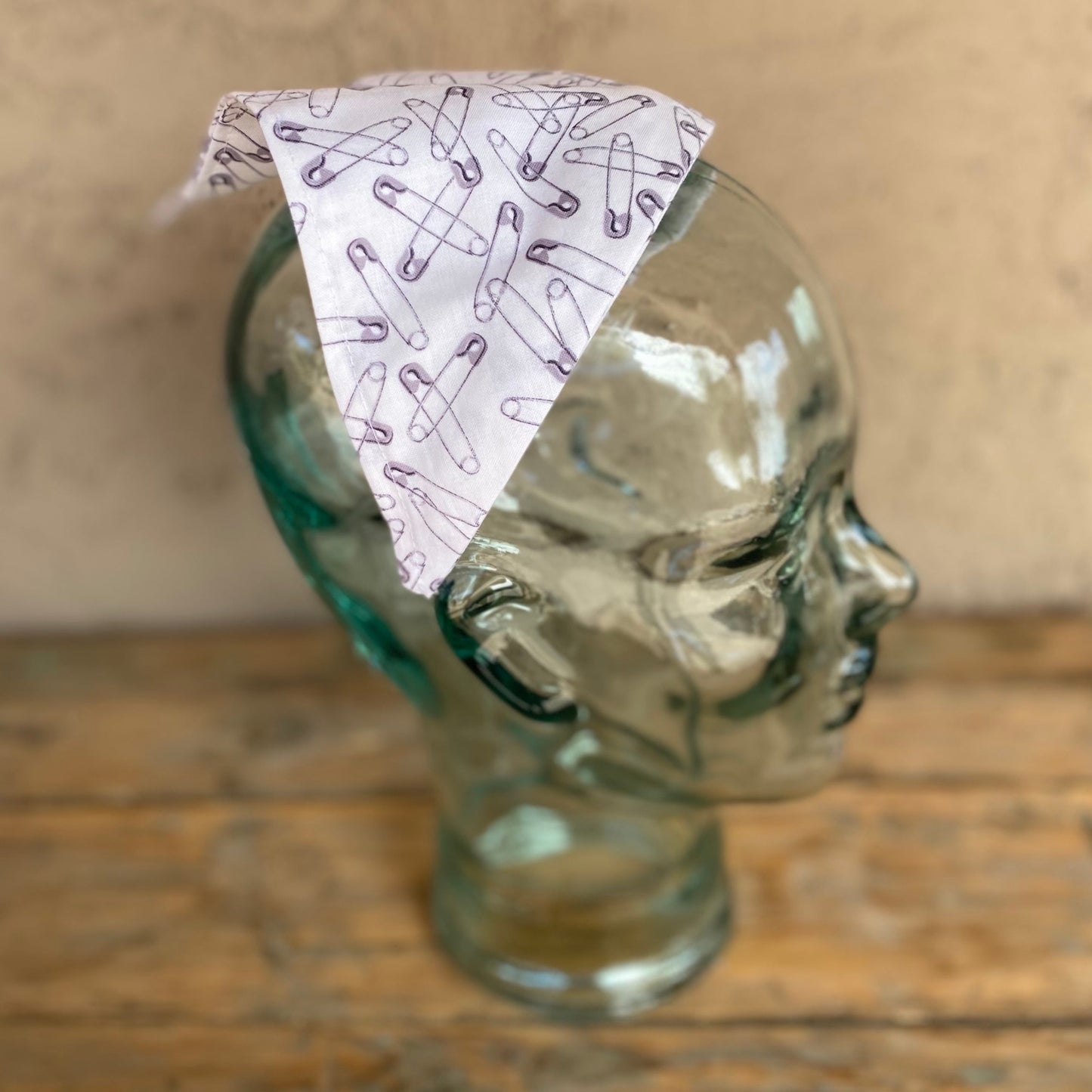 Safety Pin Triangle Head Scarf Headband