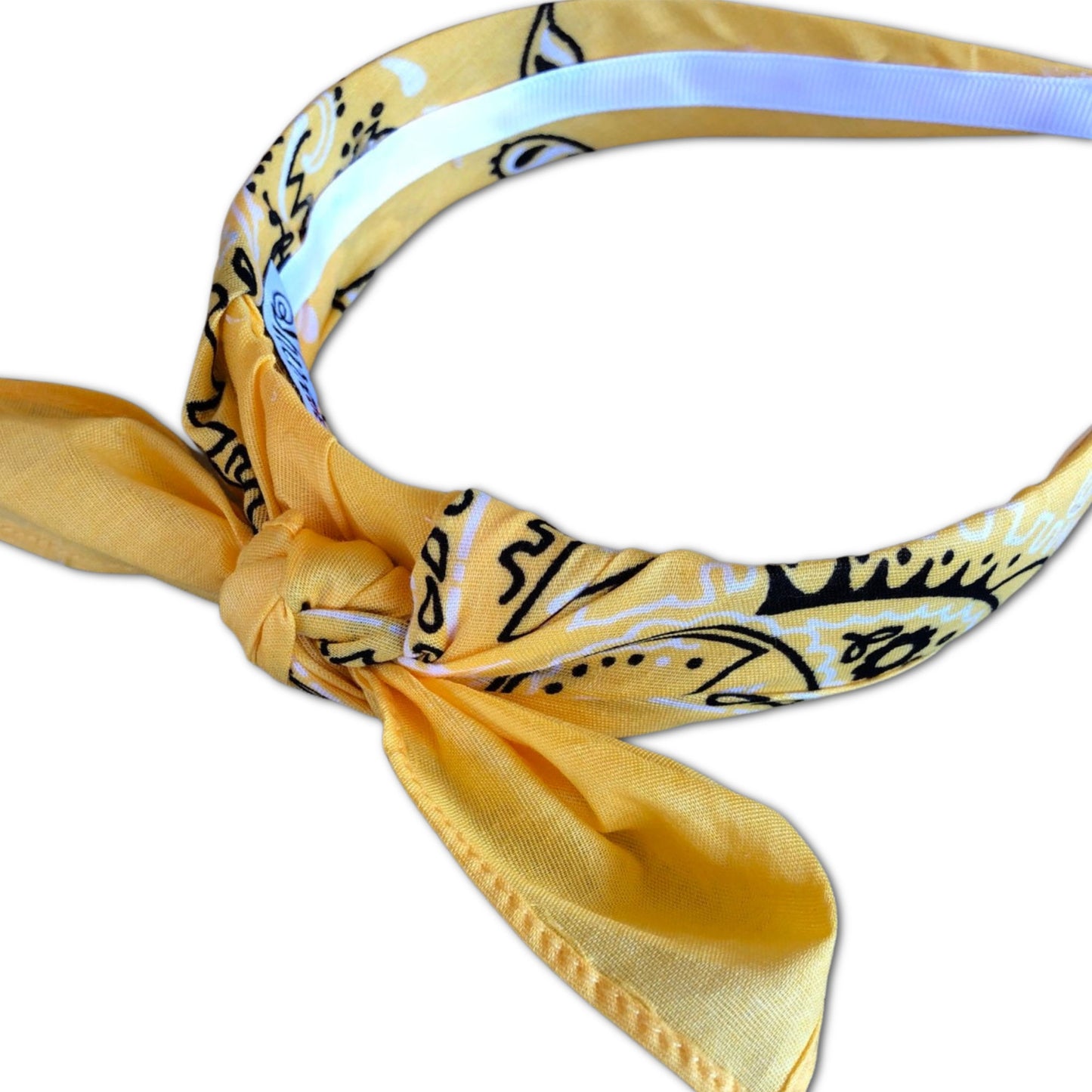 Paisley Bandana Knot Tied Headband