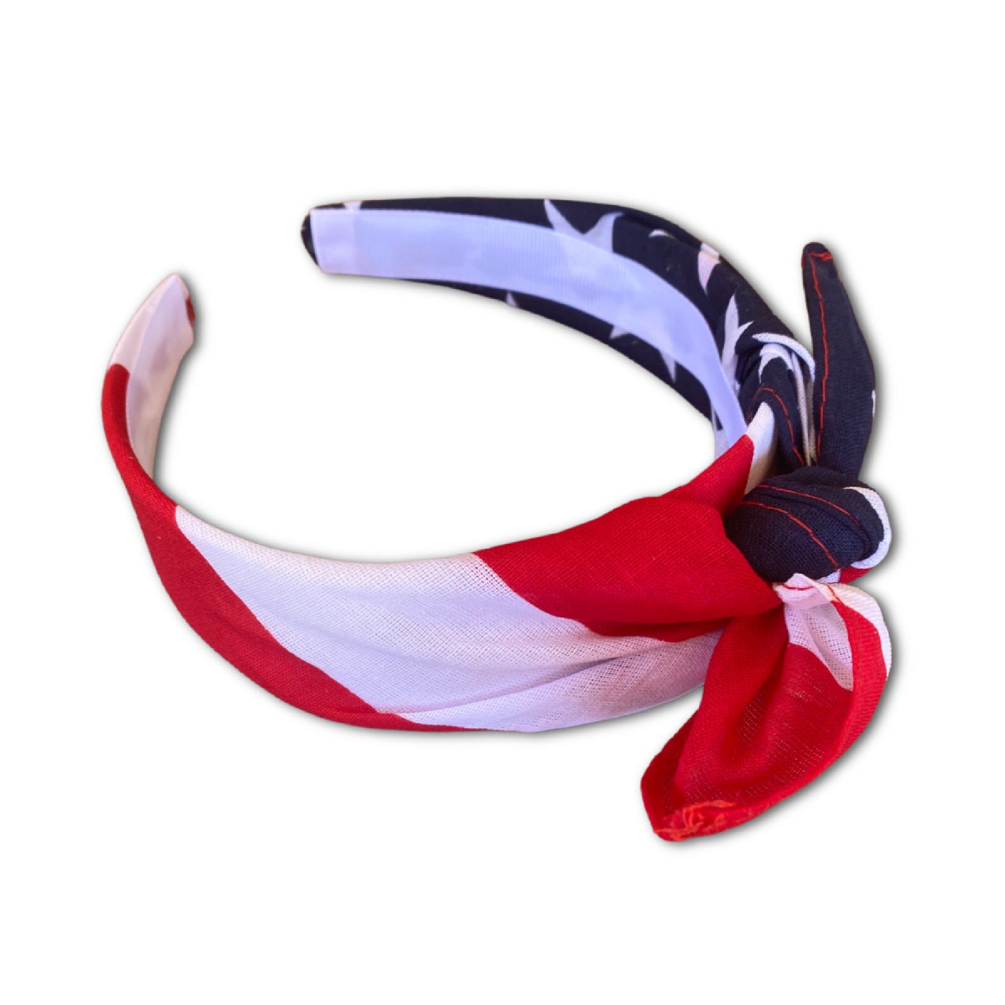 Stars And Stripes Knot Tie Headband
