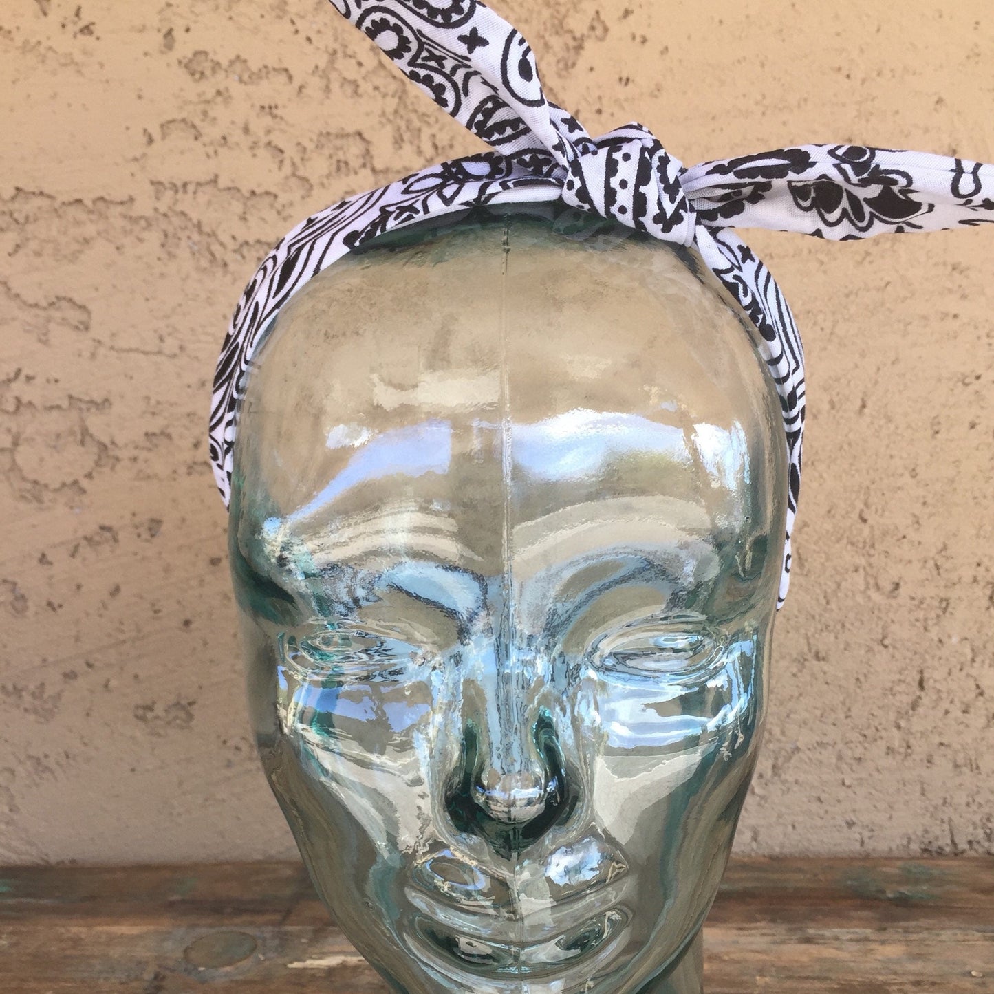 Traditional Paisley Bandana Elastic Head Wrap Headband