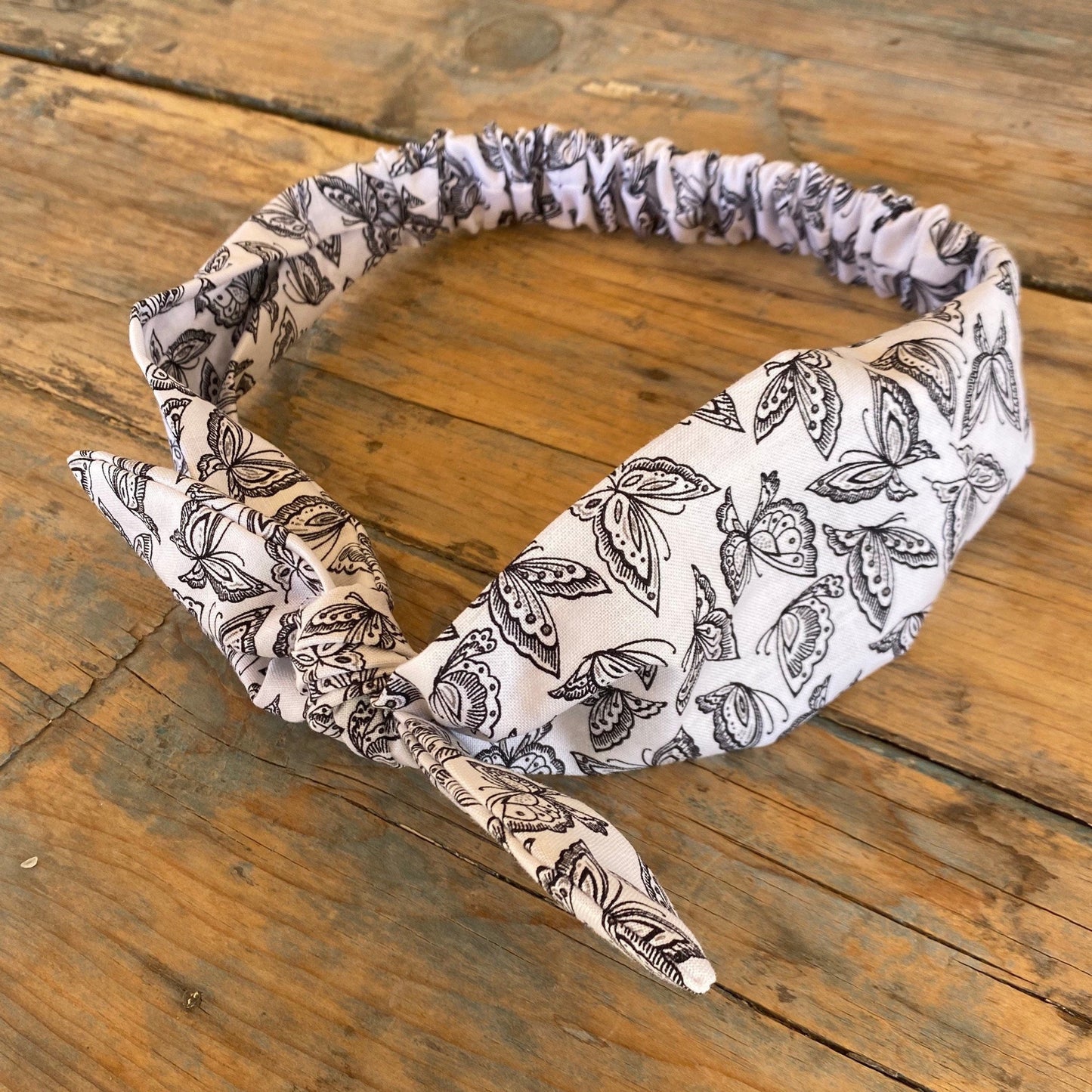 Butterfly Elastic Head Wrap Headband