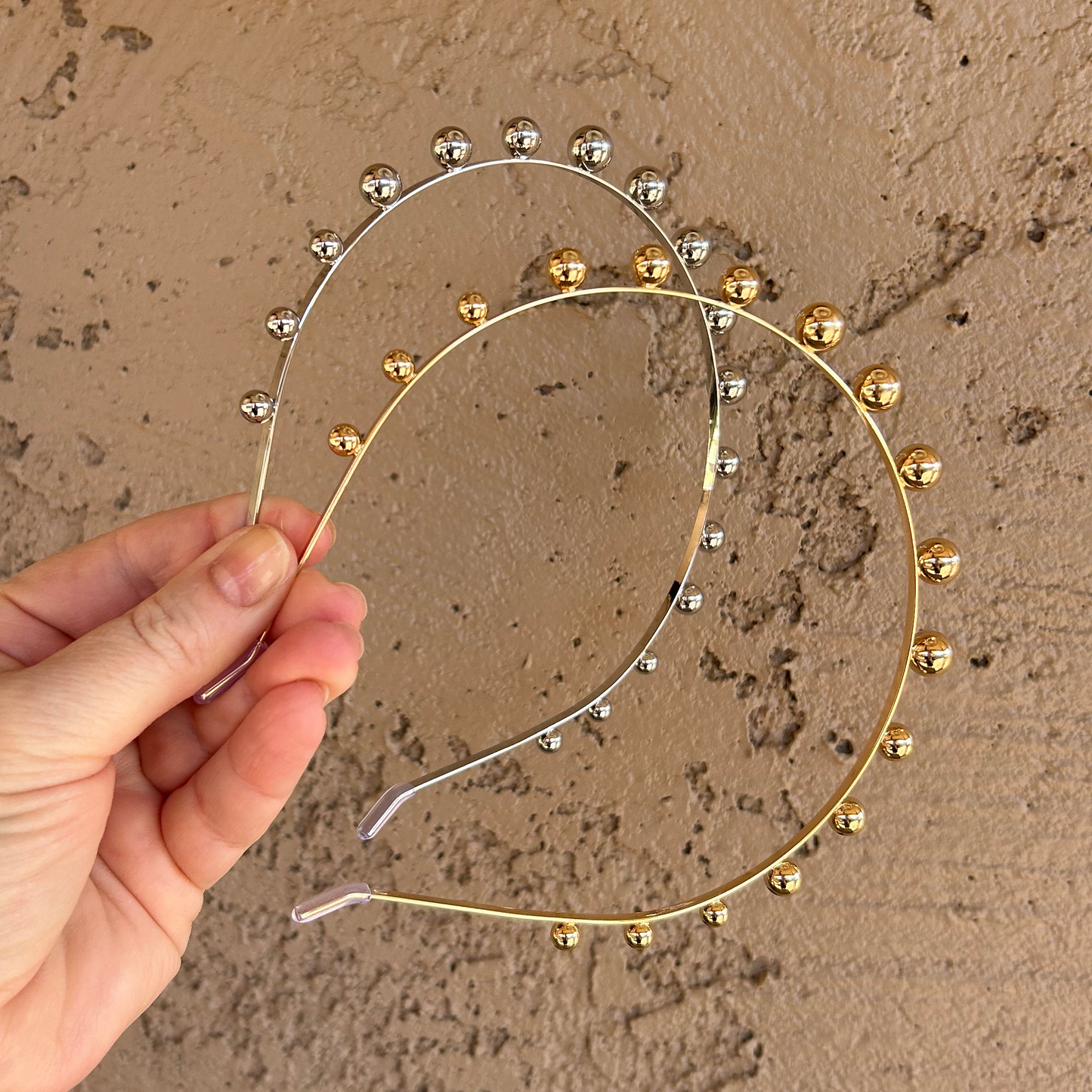Elegant Ball Bead Headband | Minimalist Hairband