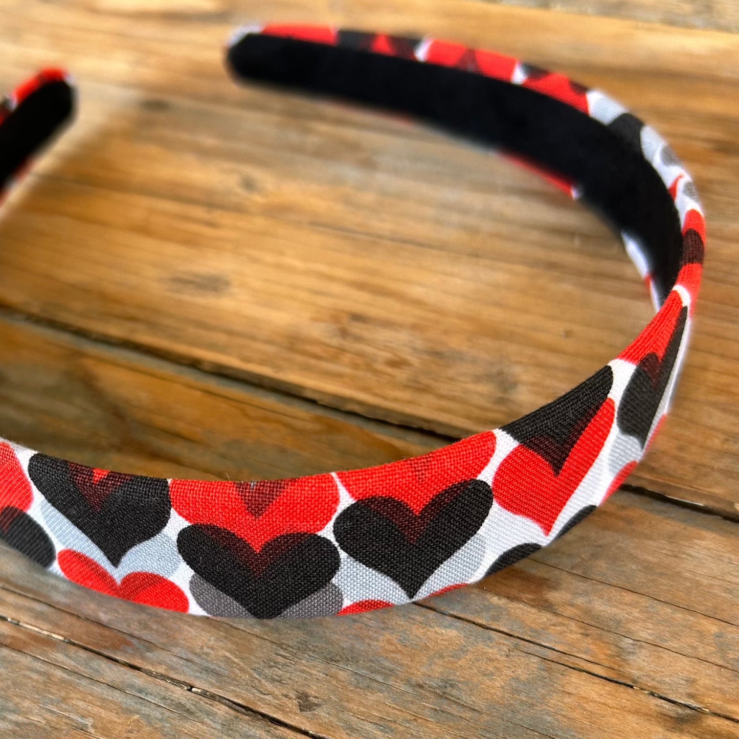 Gothic Girl Valentine Heart Headband
