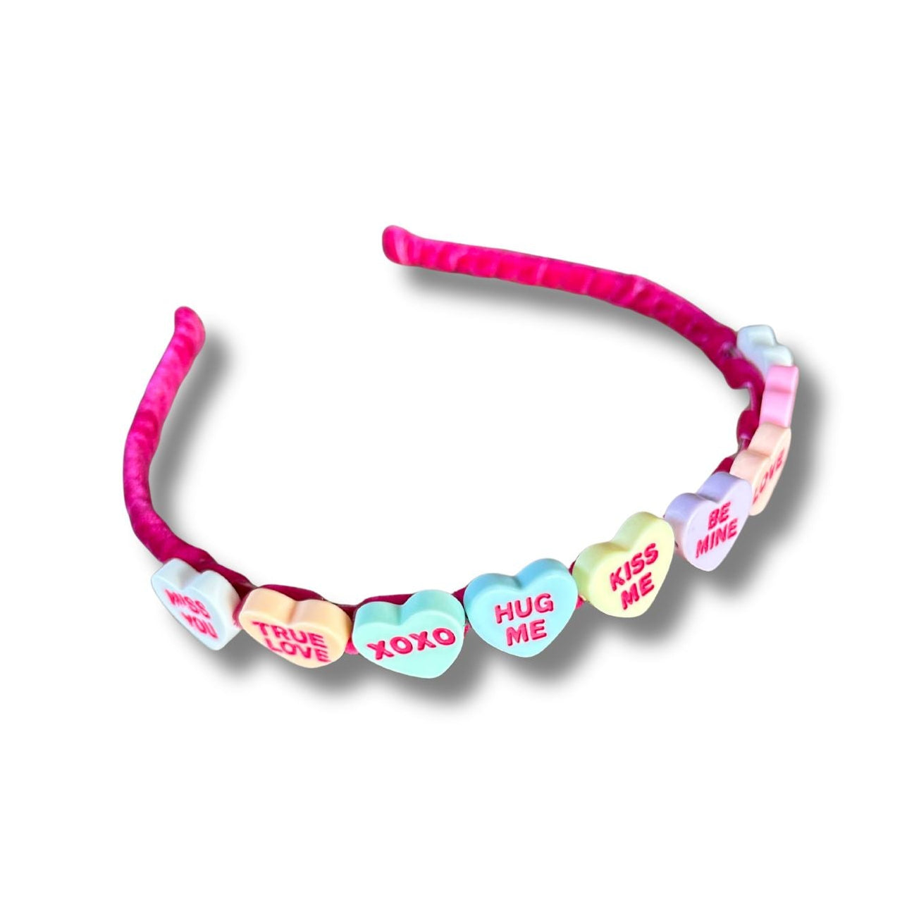 Candy Heart Headband & Barrette SET | Handmade | Shirk Designs
