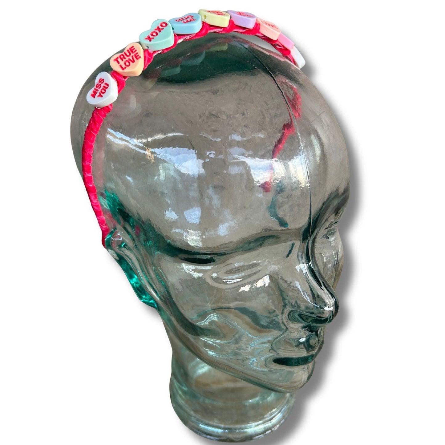 Candy Heart Headband & Barrette SET | Handmade | Shirk Designs