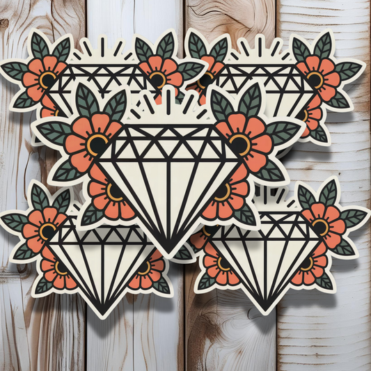 Diamond Tattoo Sticker