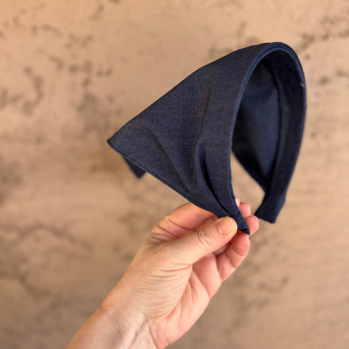 chambray cotton head scarf headband