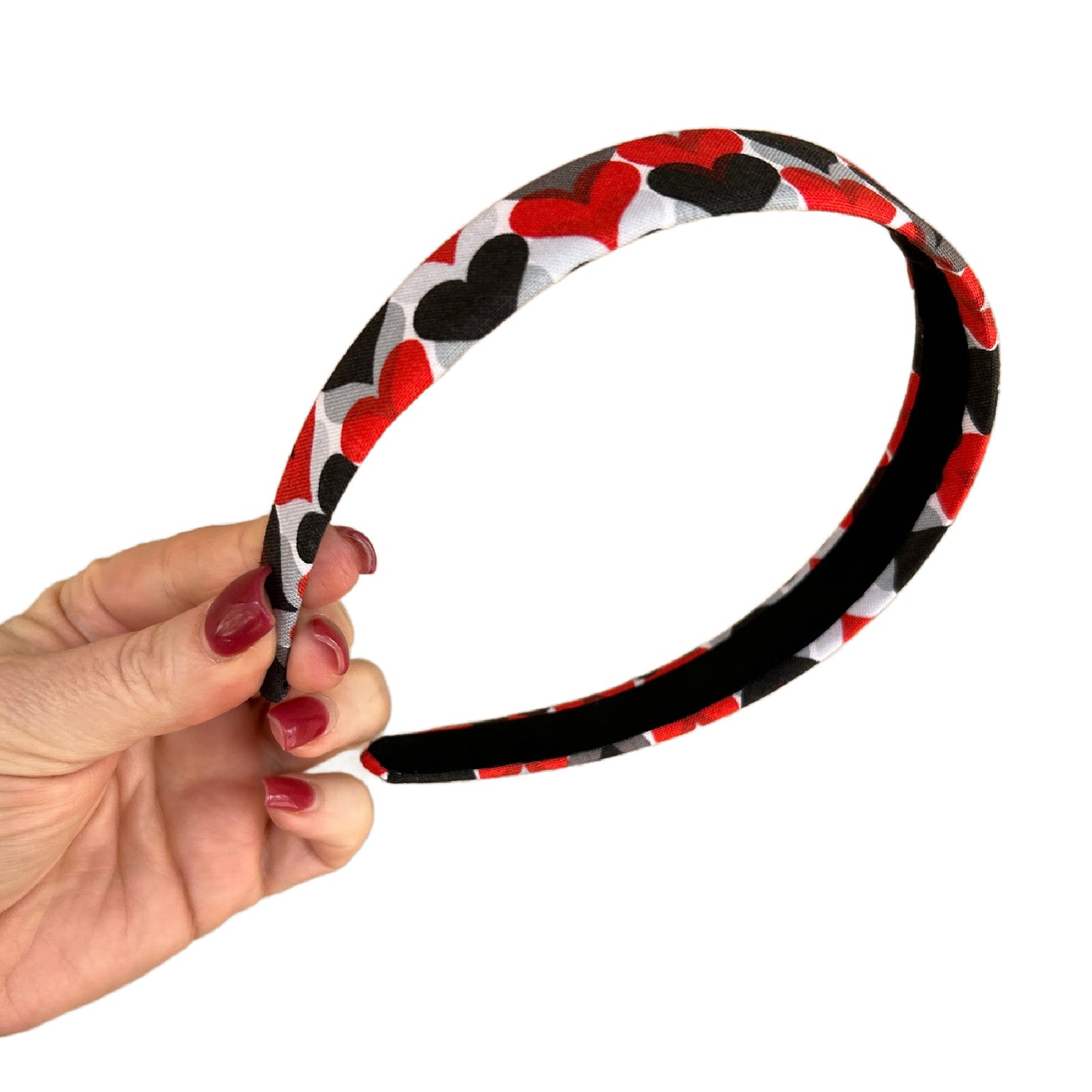 Gothic Girl Valentine Heart Headband