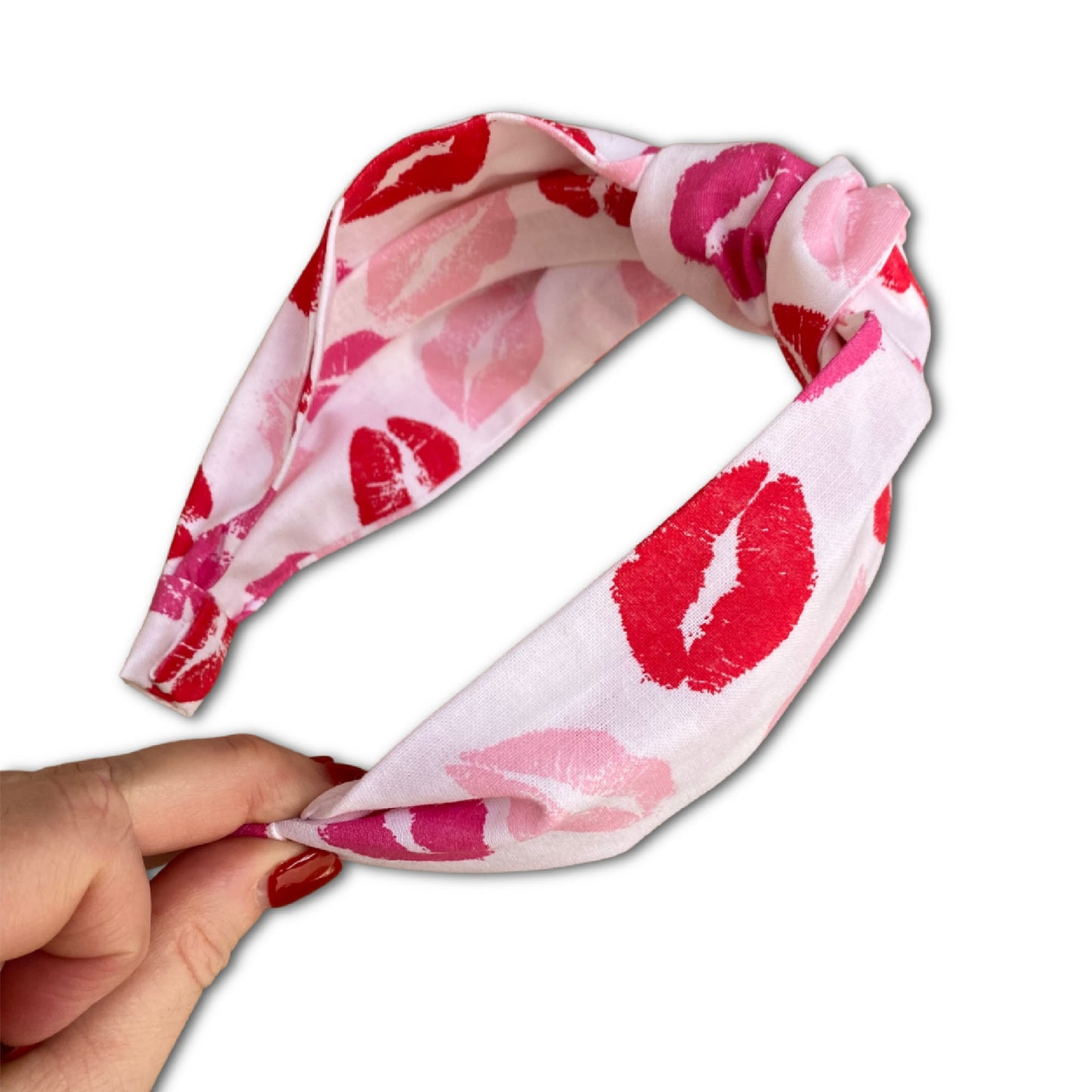 Luscious Lips Top Knot Headband