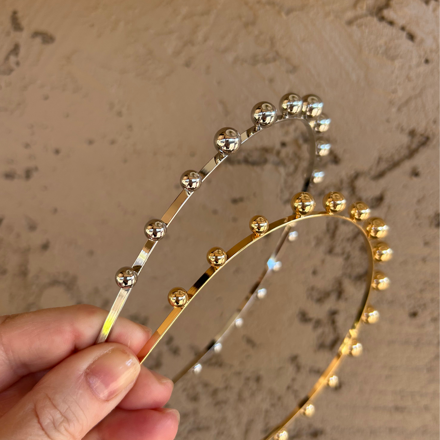 Elegant Ball Bead Headband | Minimalist Hairband