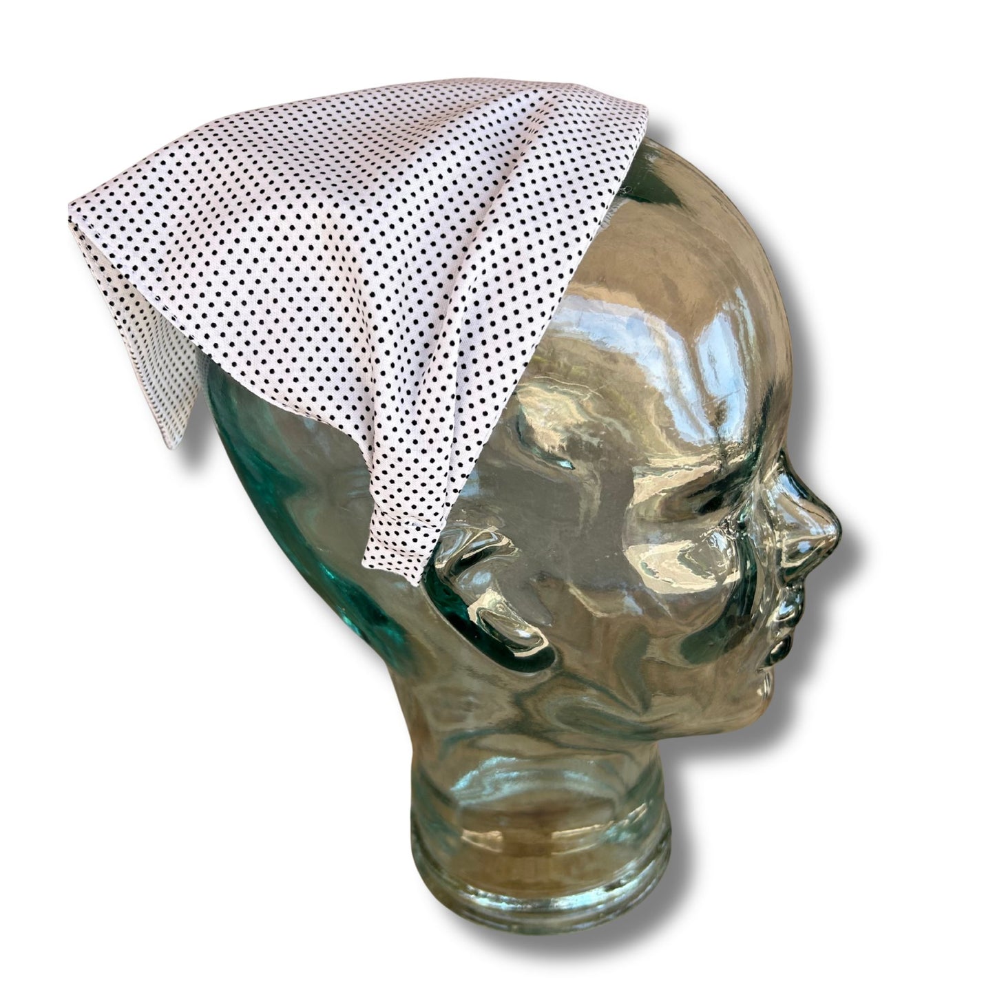 Polka Dot Head Scarf Headband | Non- Slip Head Scarf Headband
