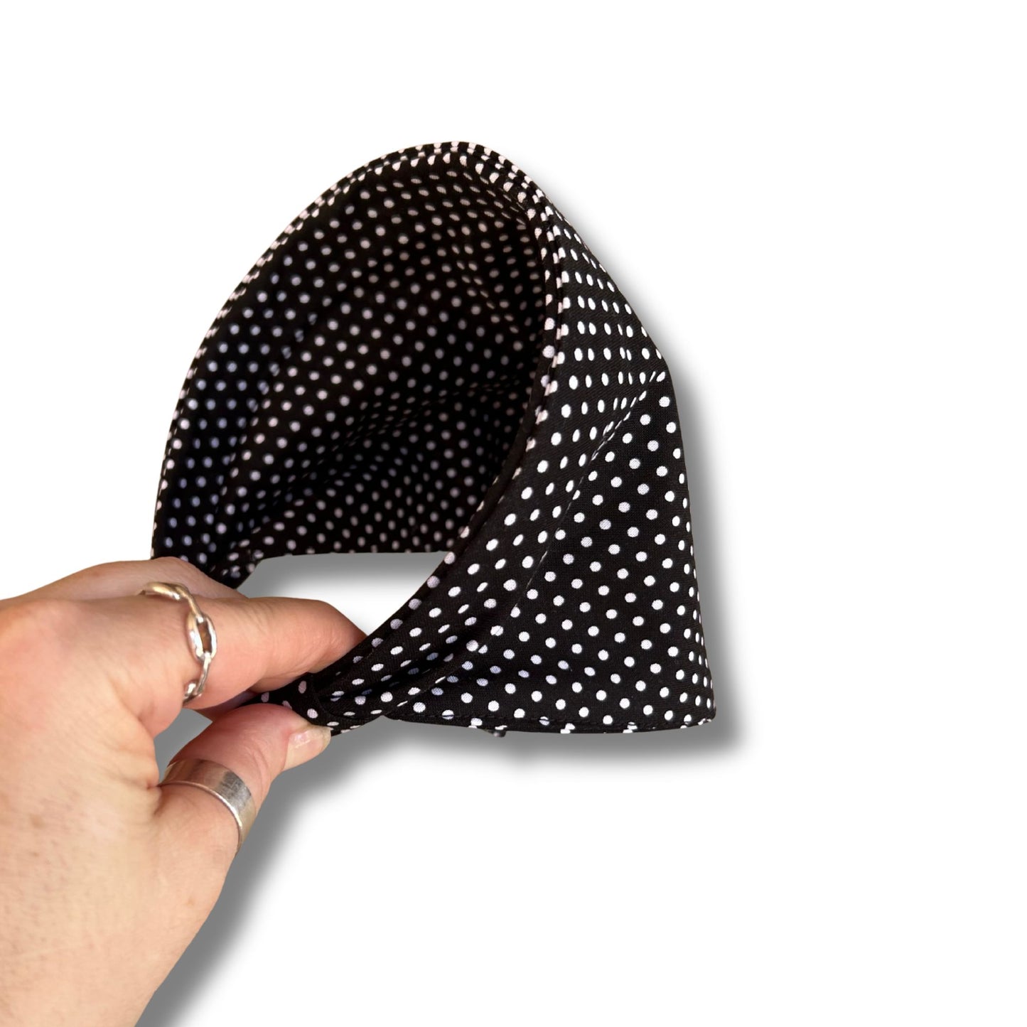 Polka Dot Head Scarf Headband | Non- Slip Head Scarf Headband