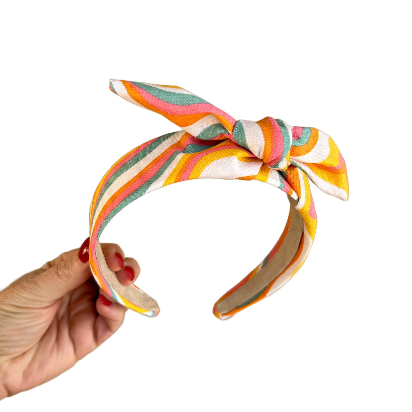 Summertime Swirl Knot Tie Headband