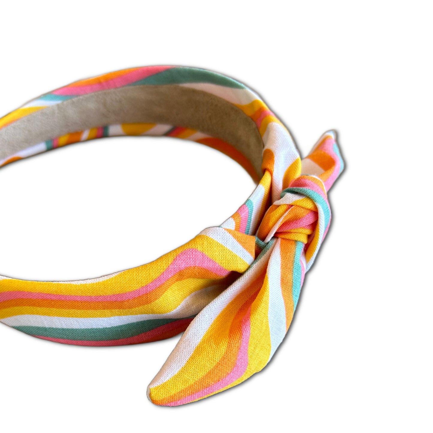 Summertime Swirl Knot Tie Headband