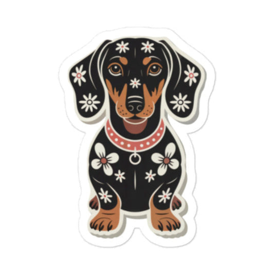 Tattoo Festival Dachshund STICKER