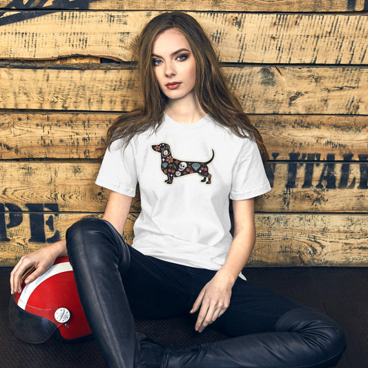 Tattooed Dachshund Dog Unisex T-Shirt
