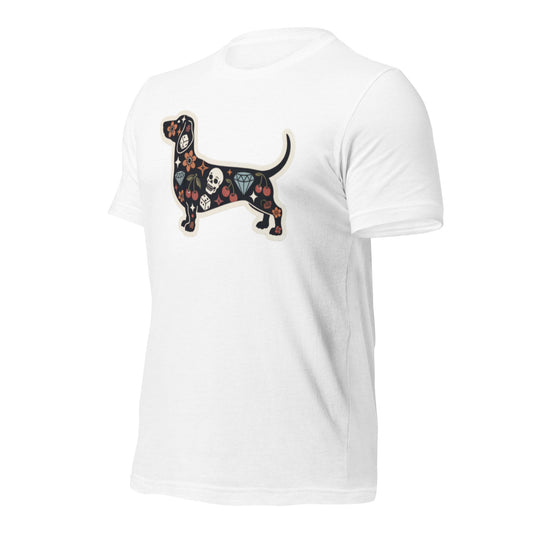 Tattooed Dachshund Dog Unisex T-Shirt