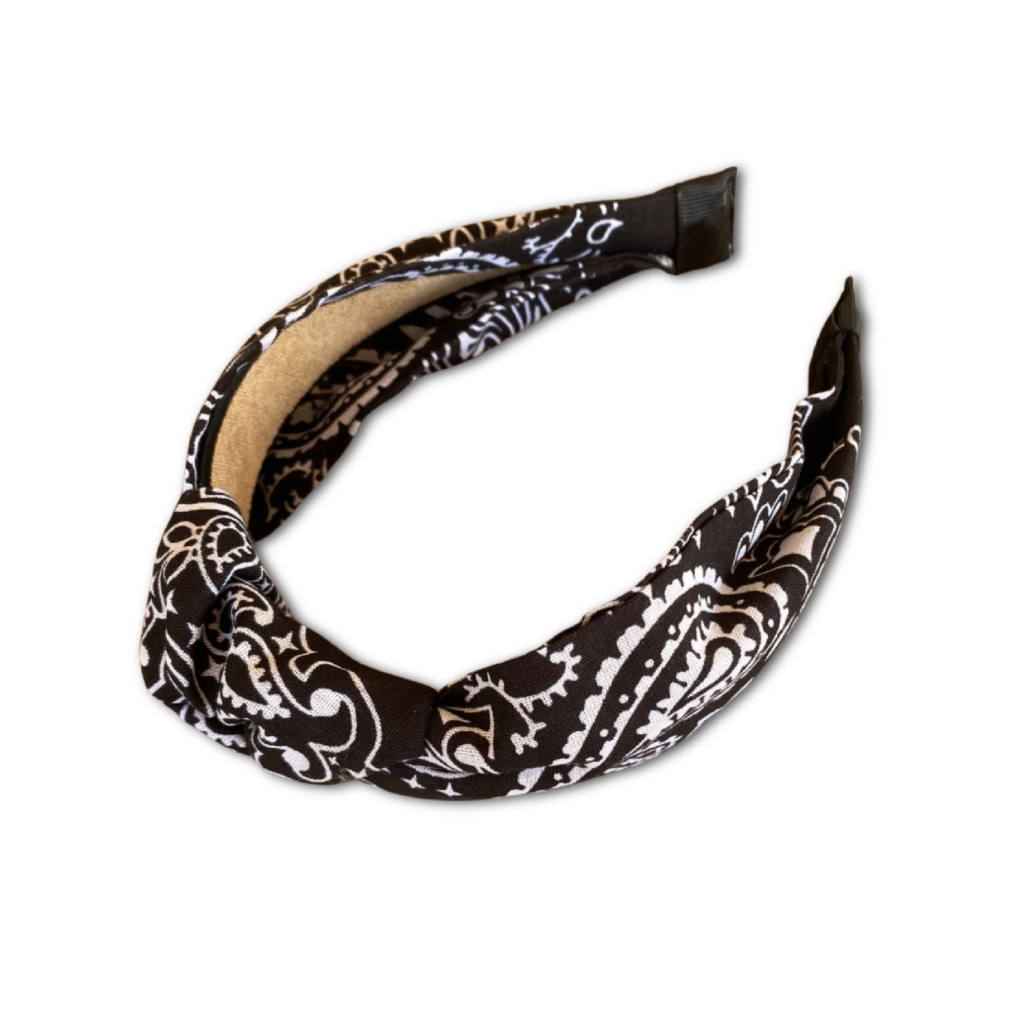 Top Knot Paisley Bandana Headband (Multiple Colors)