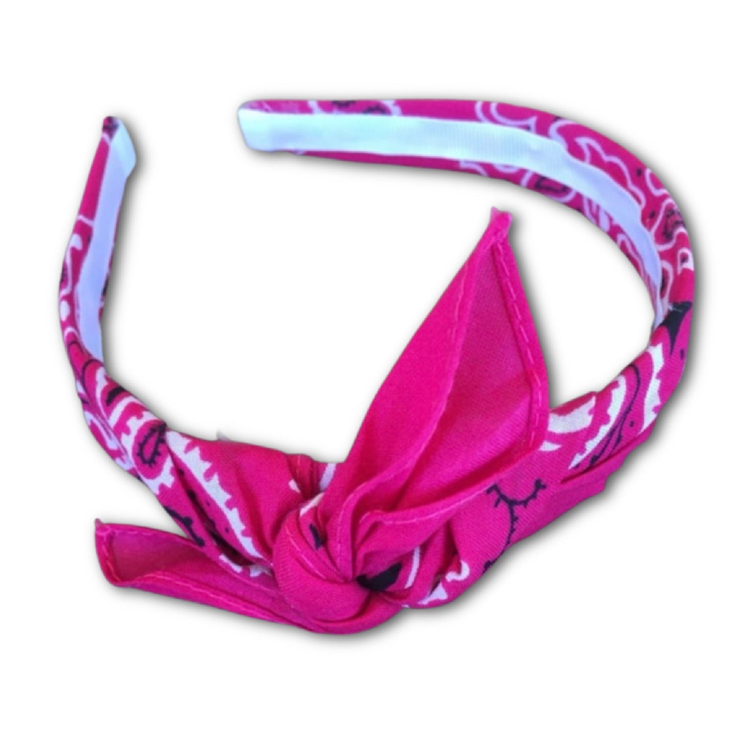 NEON Paisley Bandana Knot Tied Headband (Multiple Colors)