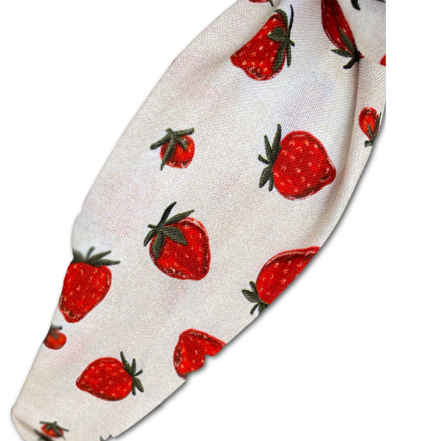 Boho Strawberry Elastic Head Wrap Headband