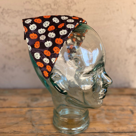 Pumpkin Triangle Head Scarf Headband