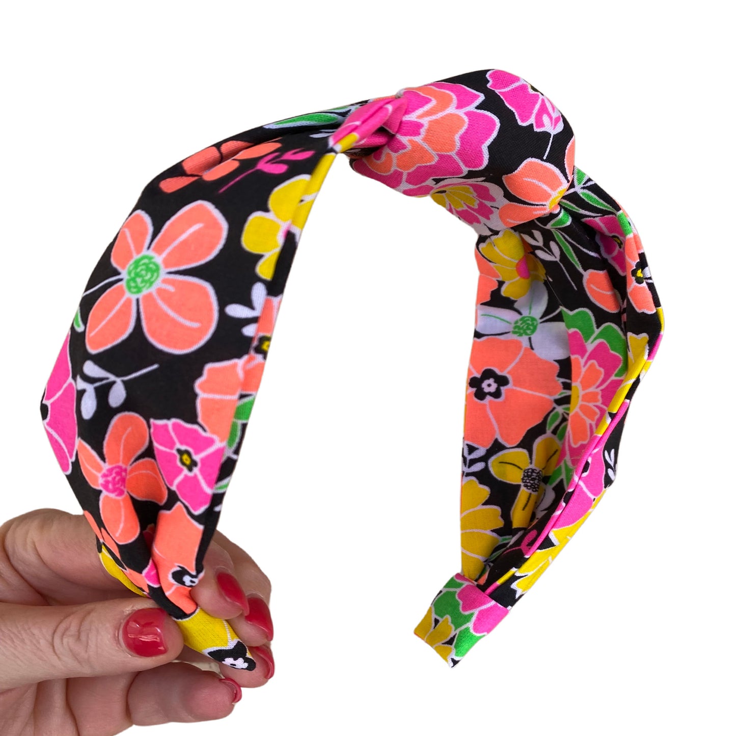 Hippy Flower Top Knot Headband