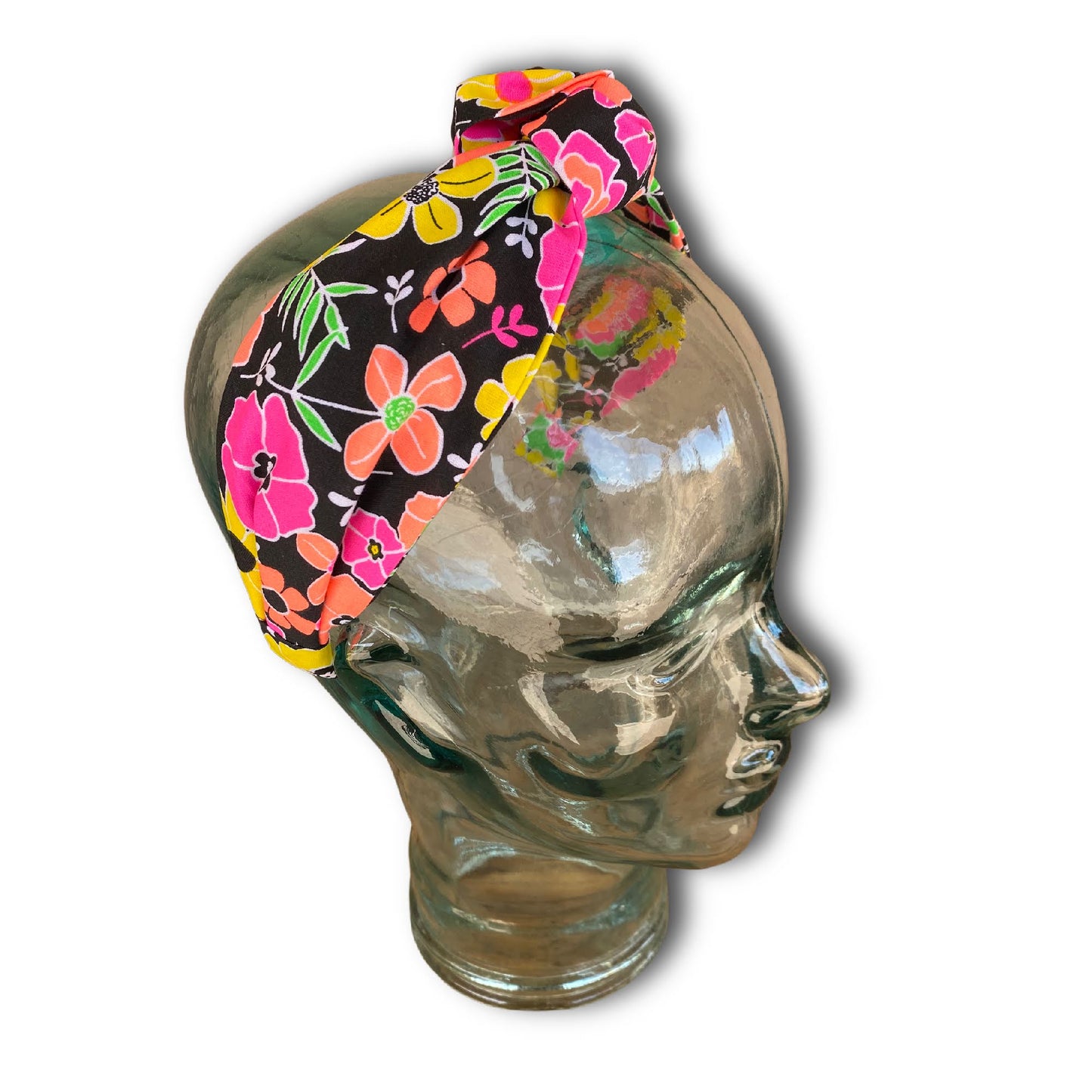 Hippy Flower Top Knot Headband