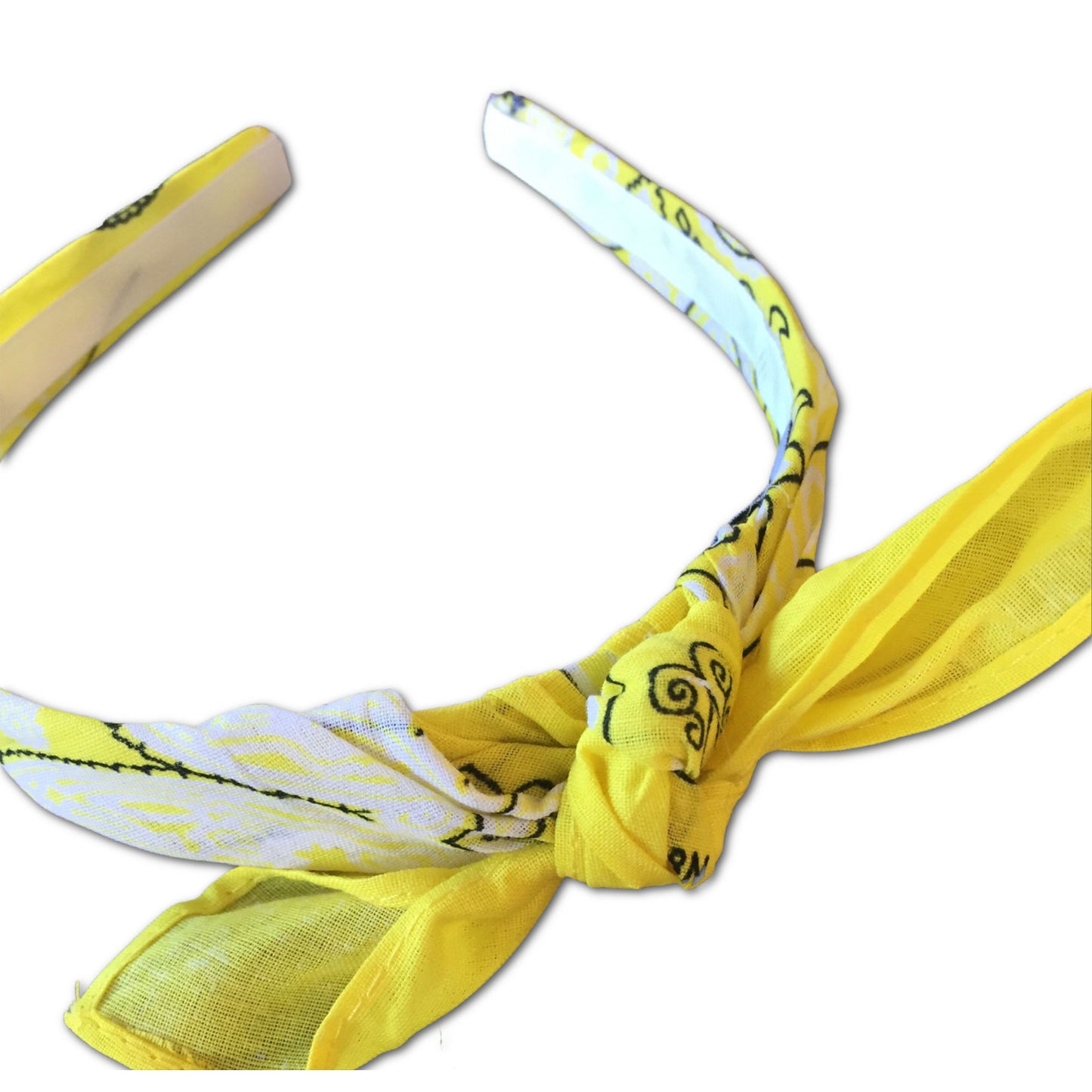 NEON Paisley Bandana Knot Tied Headband (Multiple Colors)