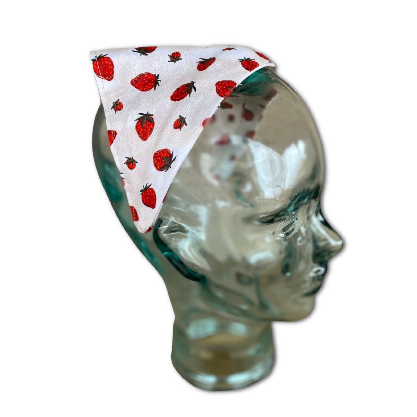 Boho Strawberry Head Scarf Headband