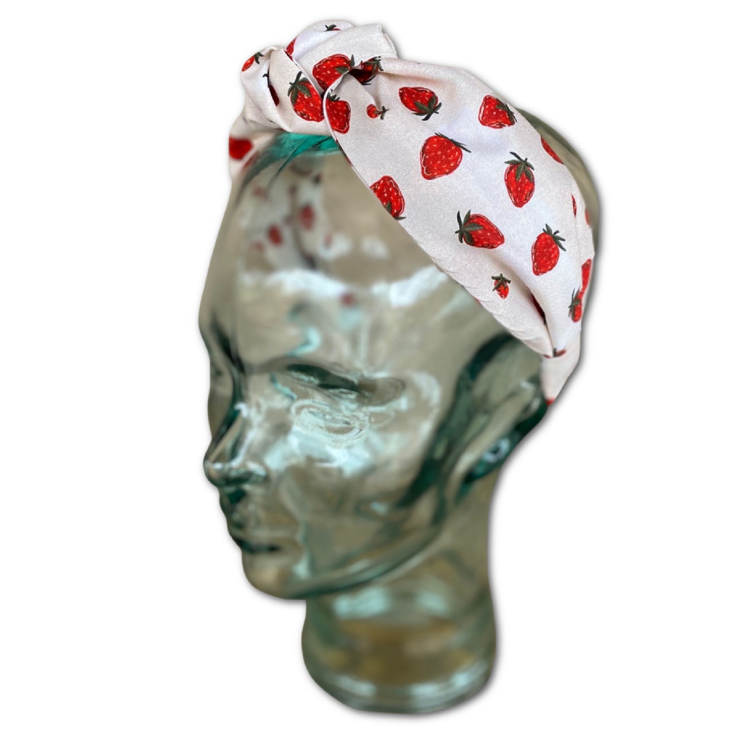 Boho Strawberry Top Knot Headband