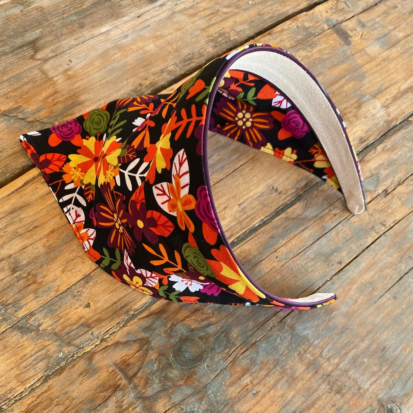 Fall Floral Triangle Head Scarf Headband